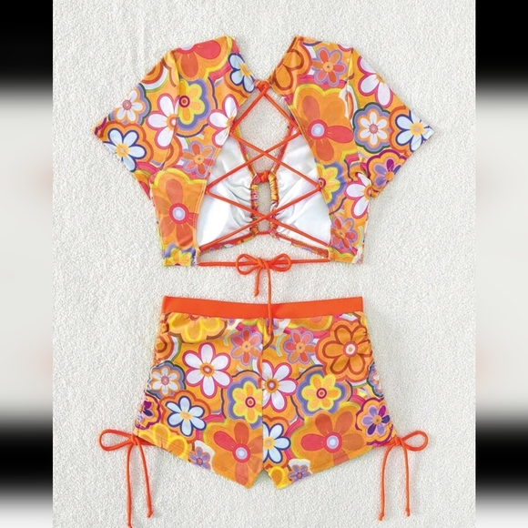 70S PRINTED BATHING SUIT - Picture 7 of 9